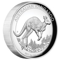 Australian Kangaroo 2017 1oz Silver Proof High Relief Coin 