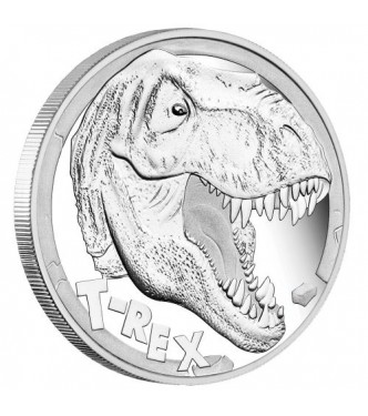 Tyrannosaurus Rex 2017 5oz Silver Proof Coin 